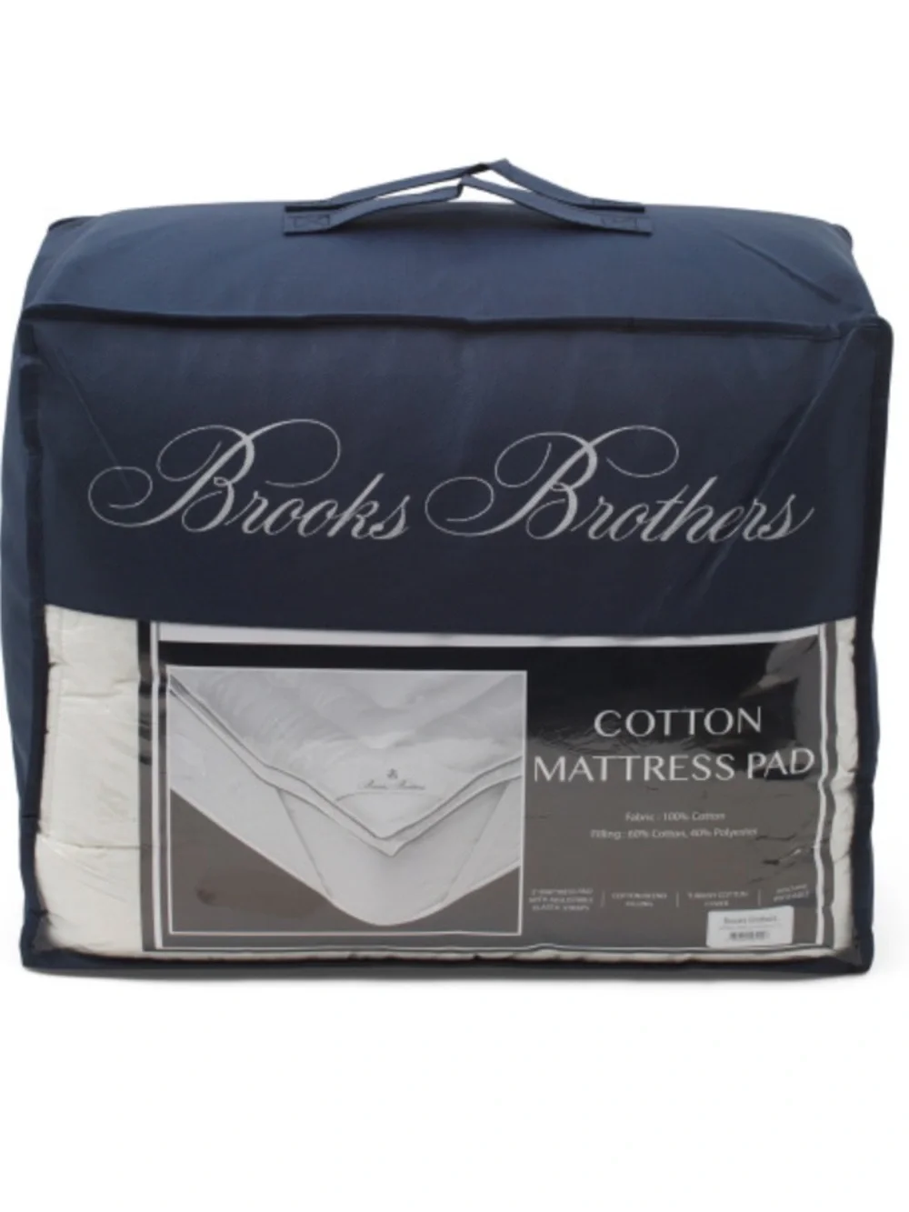 BROOKS BROTHERS Cotton Mattress Pad